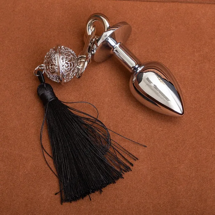 Anal FRISKY BUSINESS SG BDSM Ornamental Butt Plug Leash