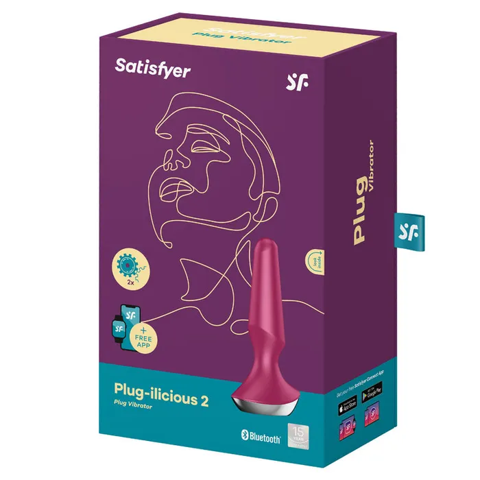 Anal Satisfyer Satisfyer Plugilicious 2 Vibrating Butt Plug Anal Satisfyer Satisfyer Plugilicious 2 Vibrating Butt Plug