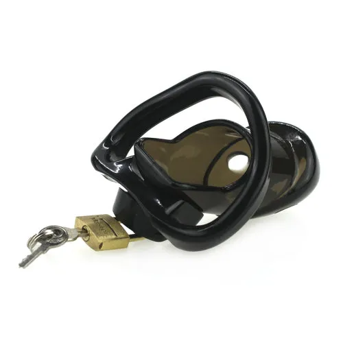 AotoWholesale China Everyday Sexy Locking Chastity Device Black Anal