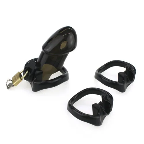 AotoWholesale China Everyday Sexy Locking Chastity Device Black Anal