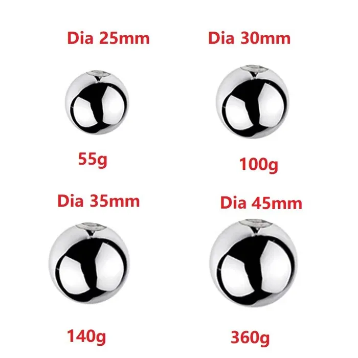 BallbustingToyscom Dildos Heavy Duty Double Weight Scrotum Testicle CBT Stretcher
