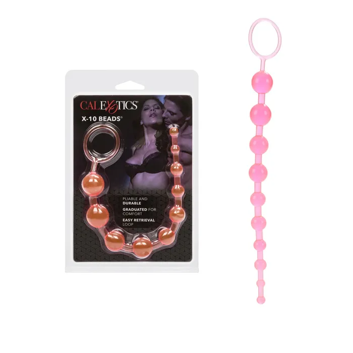 CalExotics X10 Anal Beads Pink Anal
