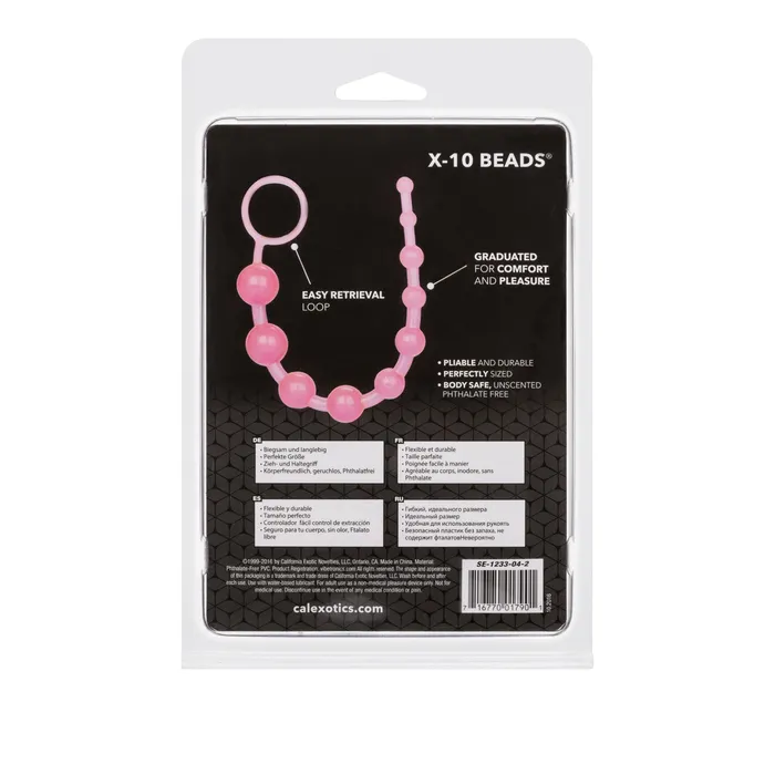 CalExotics X10 Anal Beads Pink Anal