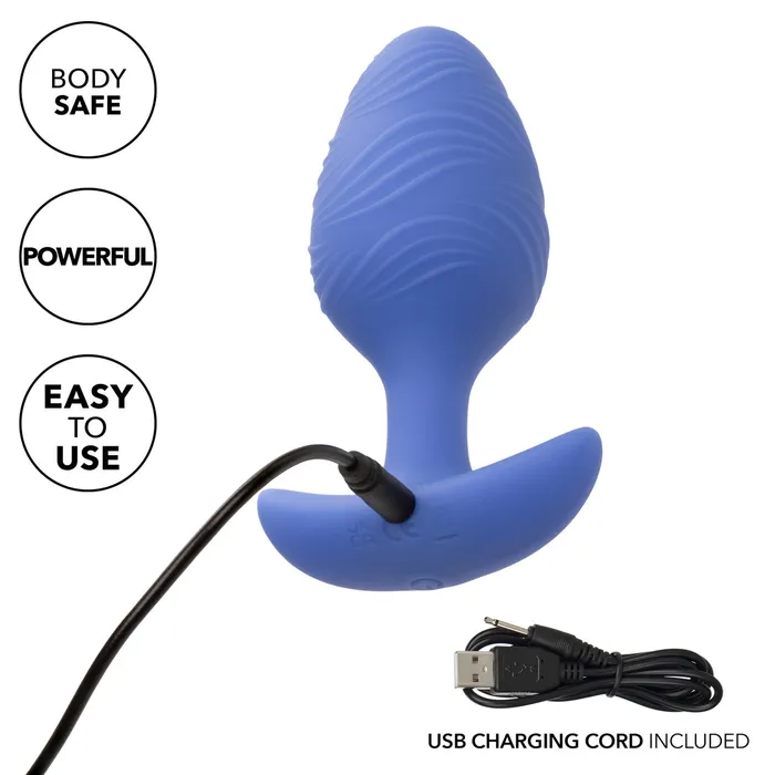 Cheeky Vibrating GlowInTheDark Large Butt Plug CalExotics Anal