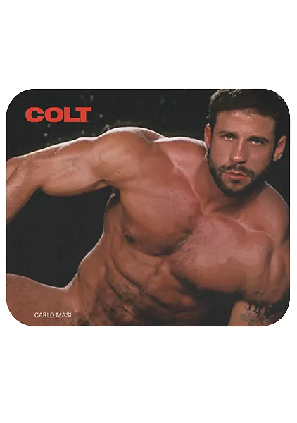 COLT Man Mousepad Carlo Masi Printify Vibrators
