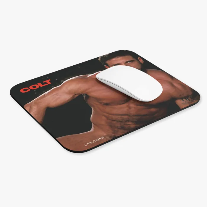 COLT Man Mousepad Carlo Masi Printify Vibrators