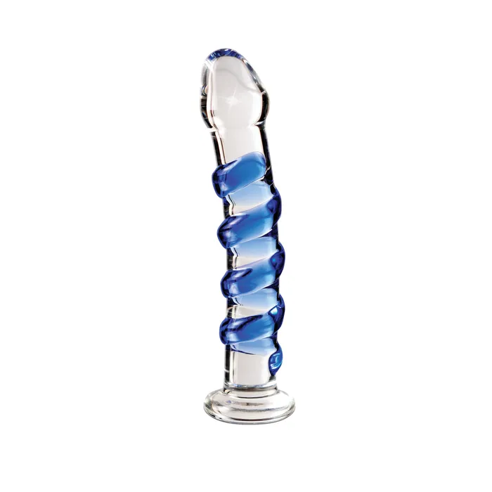 Dildos Icicles Icicles No 5 Twister Swirl Glass Dong