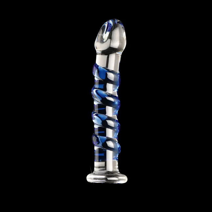 Dildos Icicles Icicles No 5 Twister Swirl Glass Dong