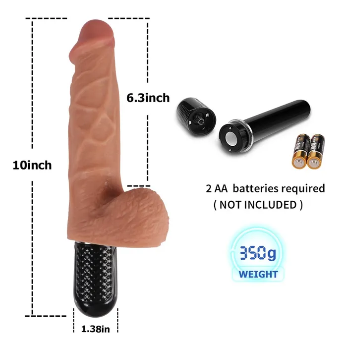Female Sex Toys HEXHER 10 Frequency Handheld Electric Vibrating Dildo