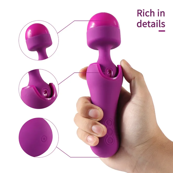 Female Sex Toys Mini Personal Wand Massager with Adjustable Head nastnova Female Sex Toys Mini Personal Wand Massager with Adjustable Head nastnova