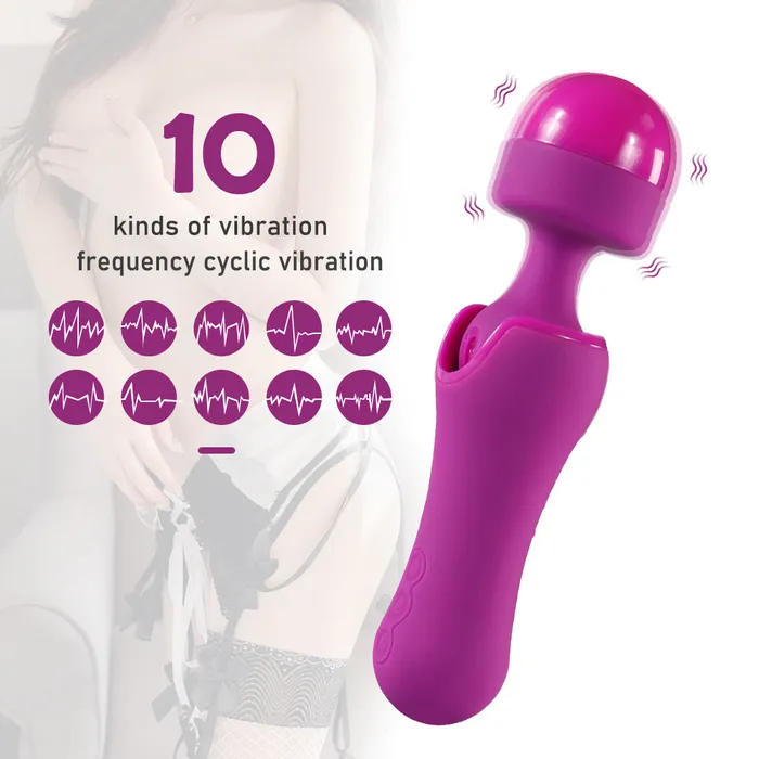 Female Sex Toys Mini Personal Wand Massager with Adjustable Head nastnova Female Sex Toys Mini Personal Wand Massager with Adjustable Head nastnova