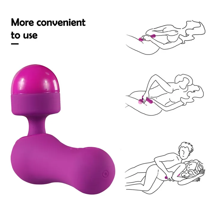 Female Sex Toys Mini Personal Wand Massager with Adjustable Head nastnova Female Sex Toys Mini Personal Wand Massager with Adjustable Head nastnova