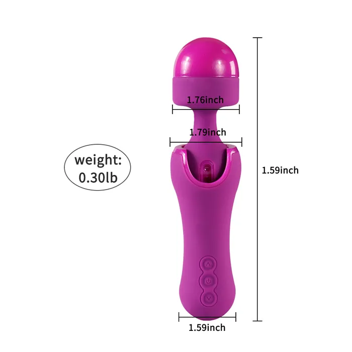 Female Sex Toys Mini Personal Wand Massager with Adjustable Head nastnova Female Sex Toys Mini Personal Wand Massager with Adjustable Head nastnova