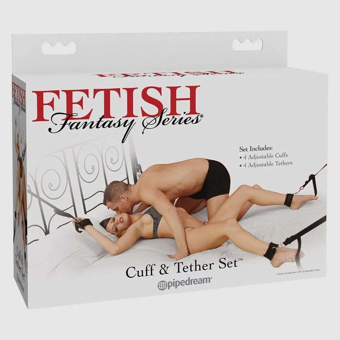 Fetish Fantasy Series Cuff Tether Set Black Fetish Fantasy Anal Fetish Fantasy Series Cuff Tether Set Black Fetish Fantasy Anal