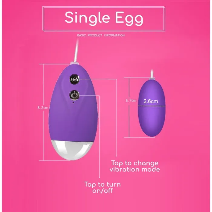 FRISKY BUSINESS SG Fun Wired Egg Vibrator Female Sex Toys