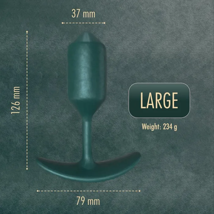 FRISKY BUSINESS SG Male Sex Toys Bootylicious Weighted Silicone Anal Plug
