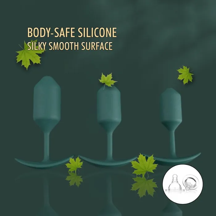 FRISKY BUSINESS SG Male Sex Toys Bootylicious Weighted Silicone Anal Plug