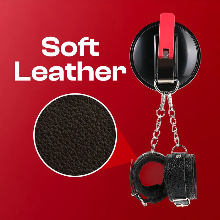FRISKY BUSINESS SG Male Sex Toys Bound Grip Suction Cup Handcuffs