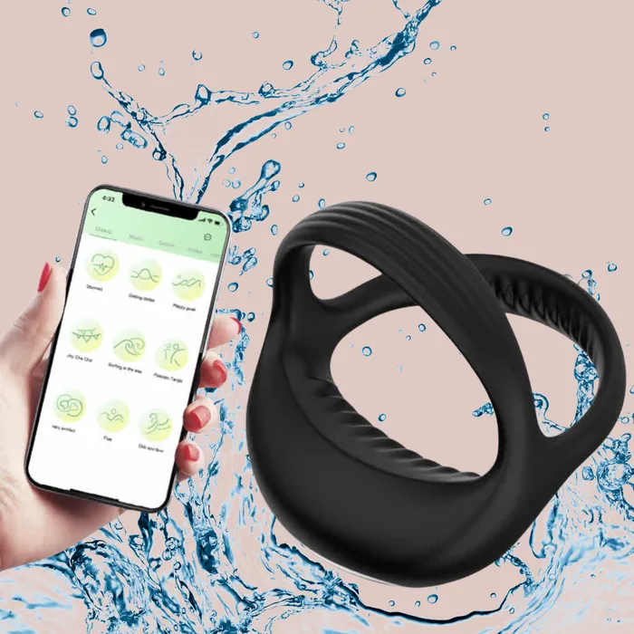 House of Chastity Couples Vibrating Cock Ring With Remote or App Control