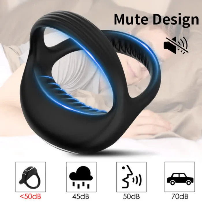 House of Chastity Couples Vibrating Cock Ring With Remote or App Control