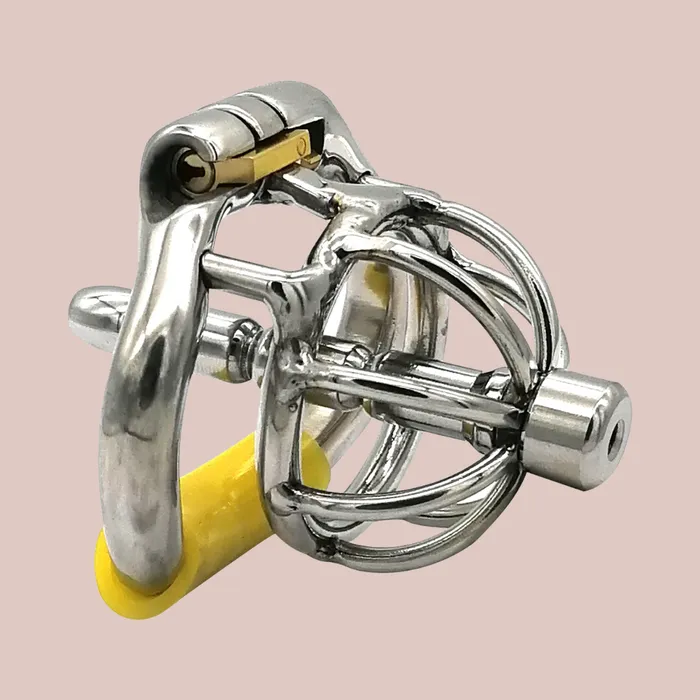 House of Chastity Male Sex Toys Bird Cage Urethral Hinged Chastity Cage