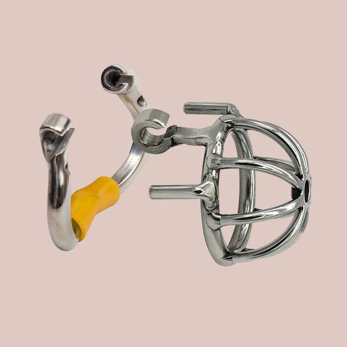 House of Chastity Male Sex Toys Bird Cage Urethral Hinged Chastity Cage
