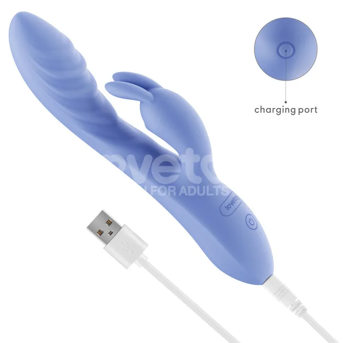 LOVETOY Female Sex Toys Dual Motor Classic Rechargeable Rabbit Vibrator