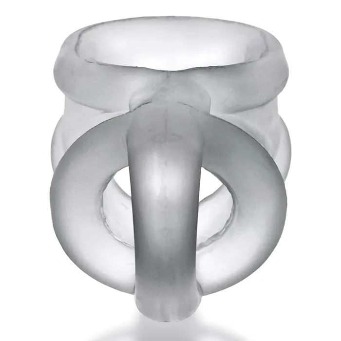 Male Sex Toys Oxballs Oxballs Ballsling Splitsling Cock Ring and Ball Stretcher Clear Ice