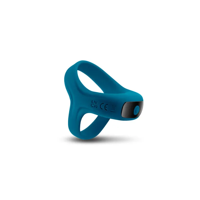 Male Sex Toys Renegade Emperor Vibrating Ring Teal NS Novelties