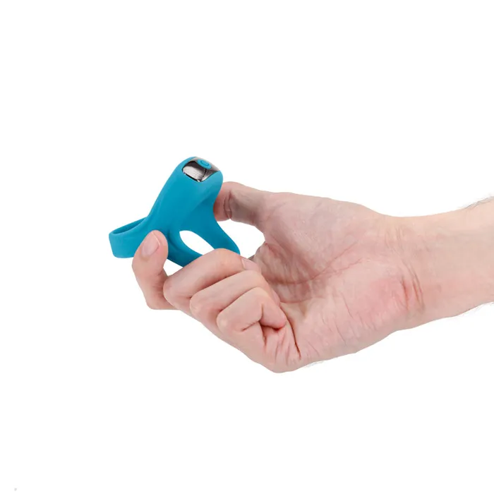 Male Sex Toys Renegade Emperor Vibrating Ring Teal NS Novelties
