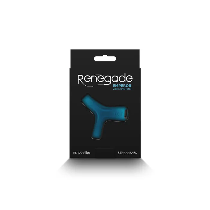 Male Sex Toys Renegade Emperor Vibrating Ring Teal NS Novelties