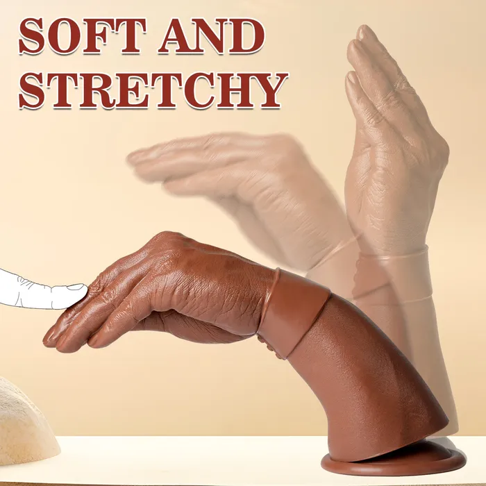 nastnova Dildos 11 Inch Realistic Hand Dildo with Strong Suction Cup
