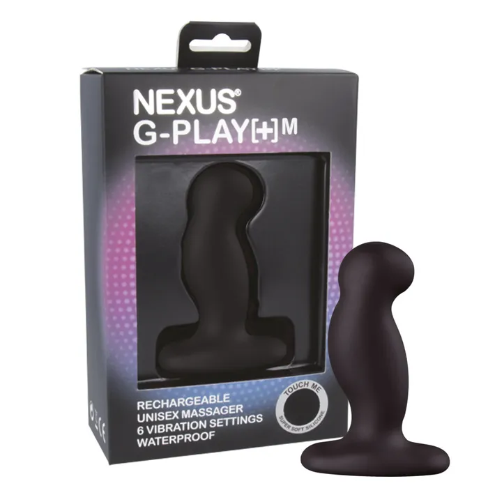 Nexus Anal Nexus GPlay Plus Vibrating Prostate Massager Butt Plug Black