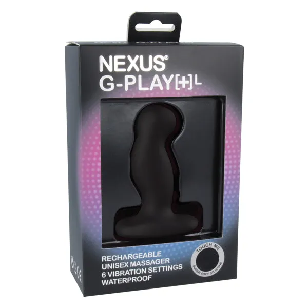 Nexus Anal Nexus GPlay Plus Vibrating Prostate Massager Butt Plug Black