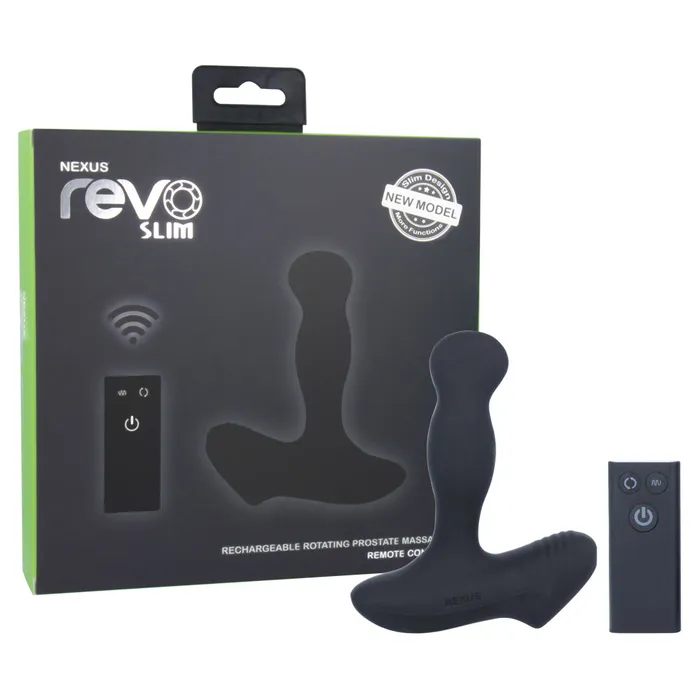 Nexus Anal Nexus Revo Slim Rotating and Vibrating Prostate Massager Butt Plug