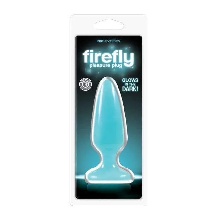 NS Novelties Firefly Pleasure Plug Medium Blue Anal