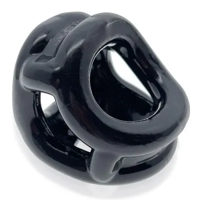 Oxballs Male Sex Toys Oxballs Cocksling Air Cock Ring Ball Stretcher Black