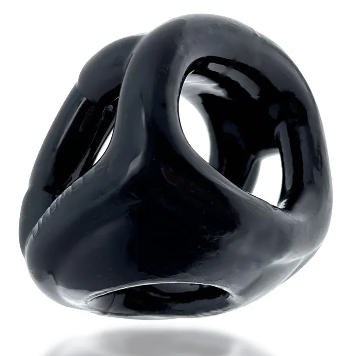 Oxballs Male Sex Toys Oxballs Cocksling Air Cock Ring Ball Stretcher Black