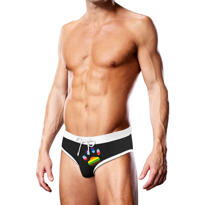 Prowler Anal Prowler Swim Brief Black Oversized Paw
