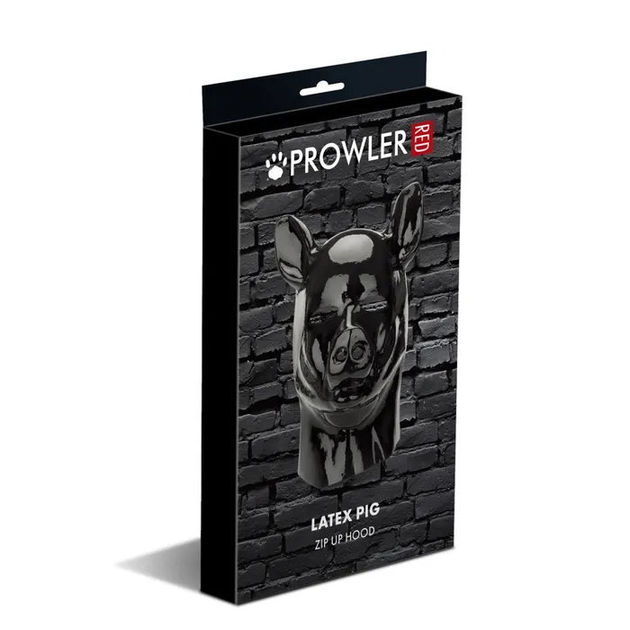 Prowler RED Latex Pig Hood Black Prowler RED Anal