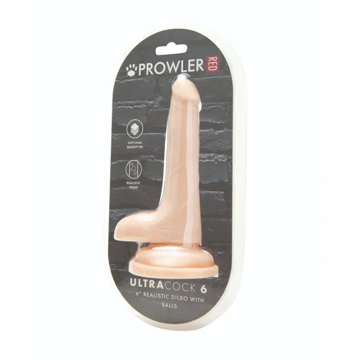 Prowler RED Ultracock Dual Density Dildo with Balls 6 Prowler RED Dildos