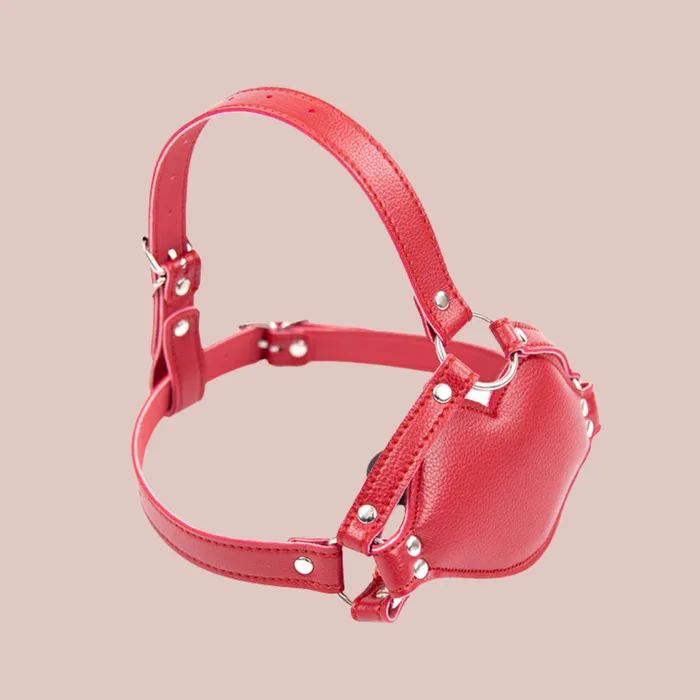 PVC Erotic Dildo Head Gag House of Chastity Female Sex Toys