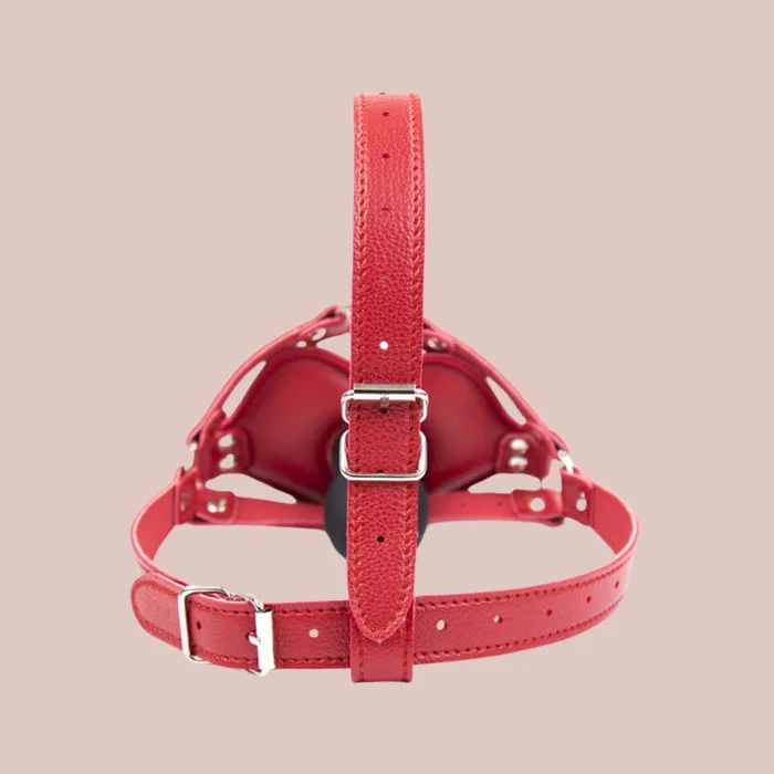 PVC Erotic Dildo Head Gag House of Chastity Female Sex Toys