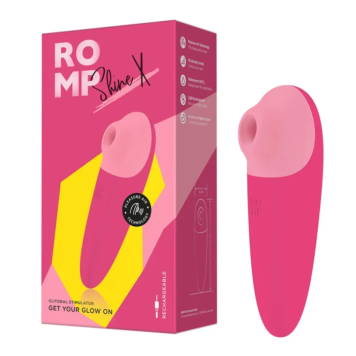 Romp ROMP Shine X Clitoral Stimulator Pink Vibrators