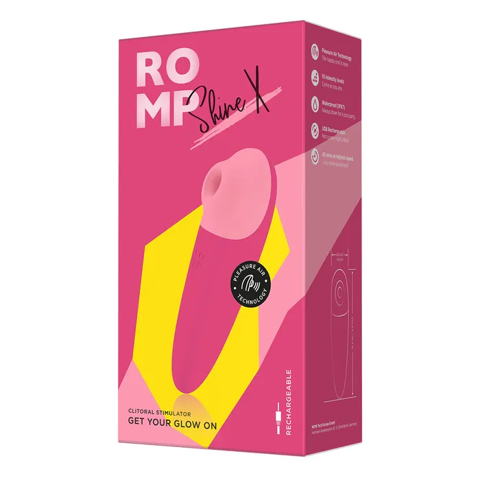 Romp ROMP Shine X Clitoral Stimulator Pink Vibrators