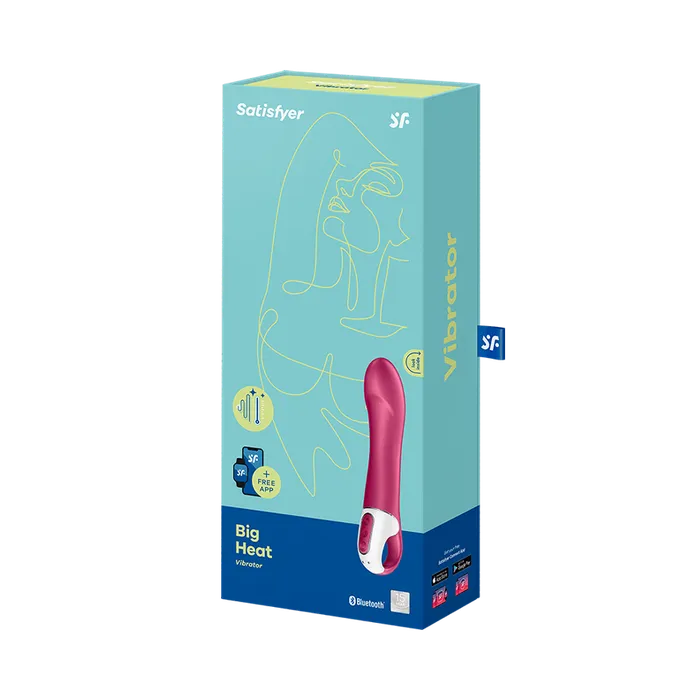 Satisfyer Big Heat GSpot Vibrator Berry Satisfyer Vibrators