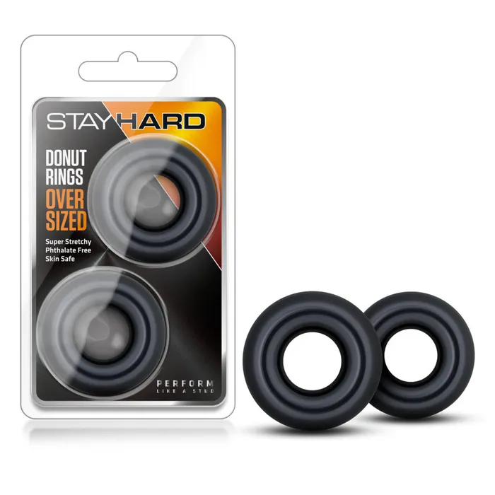 Stay Hard Donut Rings Oversized Blush Dildos