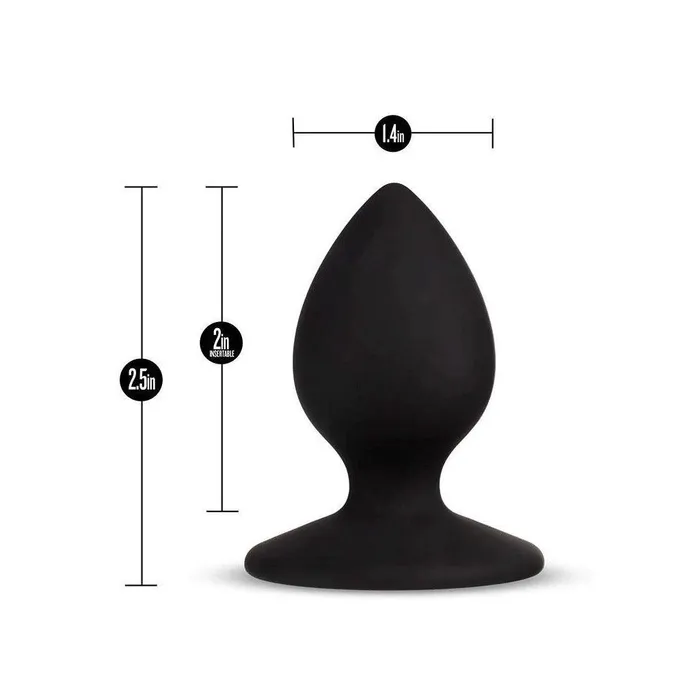 Temptasia Slut Silicone Butt Plug Black Blush Novelties Anal
