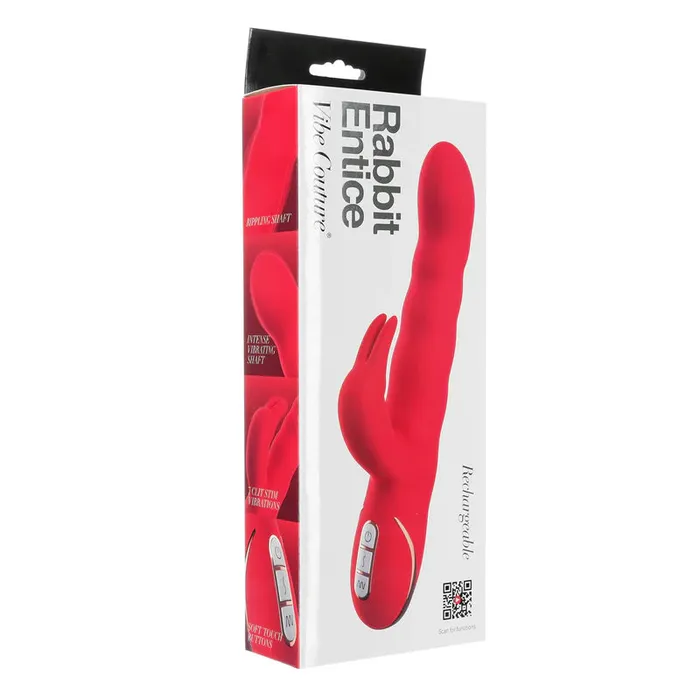 Vibe Couture Vibrators Vibe Couture Rabbit Entice Rechargeable Vibrator Pink