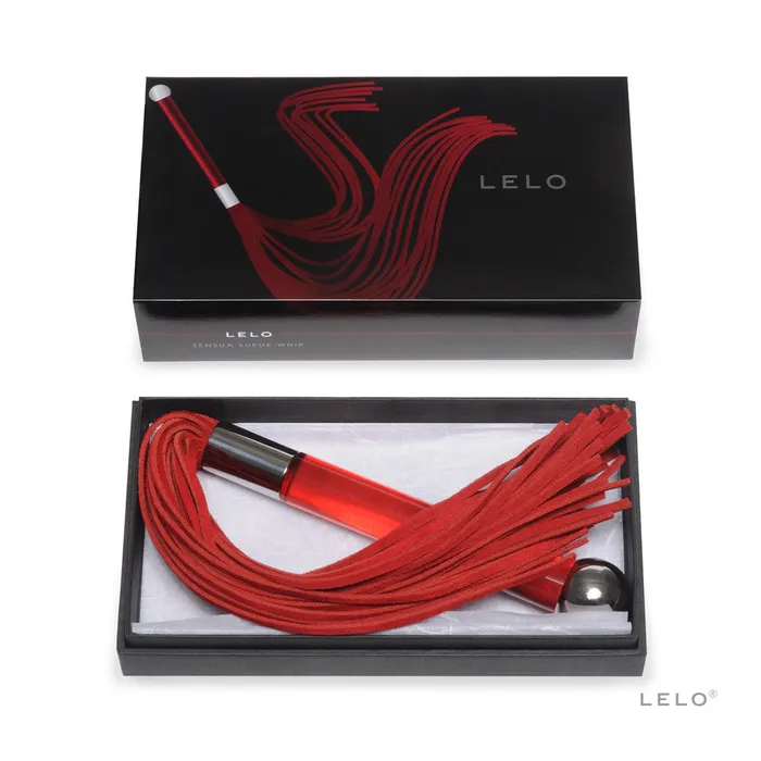 Vibrators Lelo Lelo Sensua Suede Whip Red
